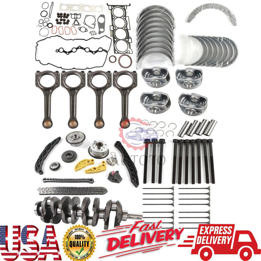 G4KH 2.0L Engine Overhaul Rebuild Kit - Connecting Rod Crankshaft for Hyundai US