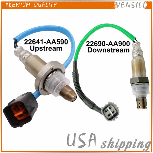 2X Up+Downstream Oxygen Sensor for Subaru Impreza 10-14 WRX Forester 2.5L 10-13