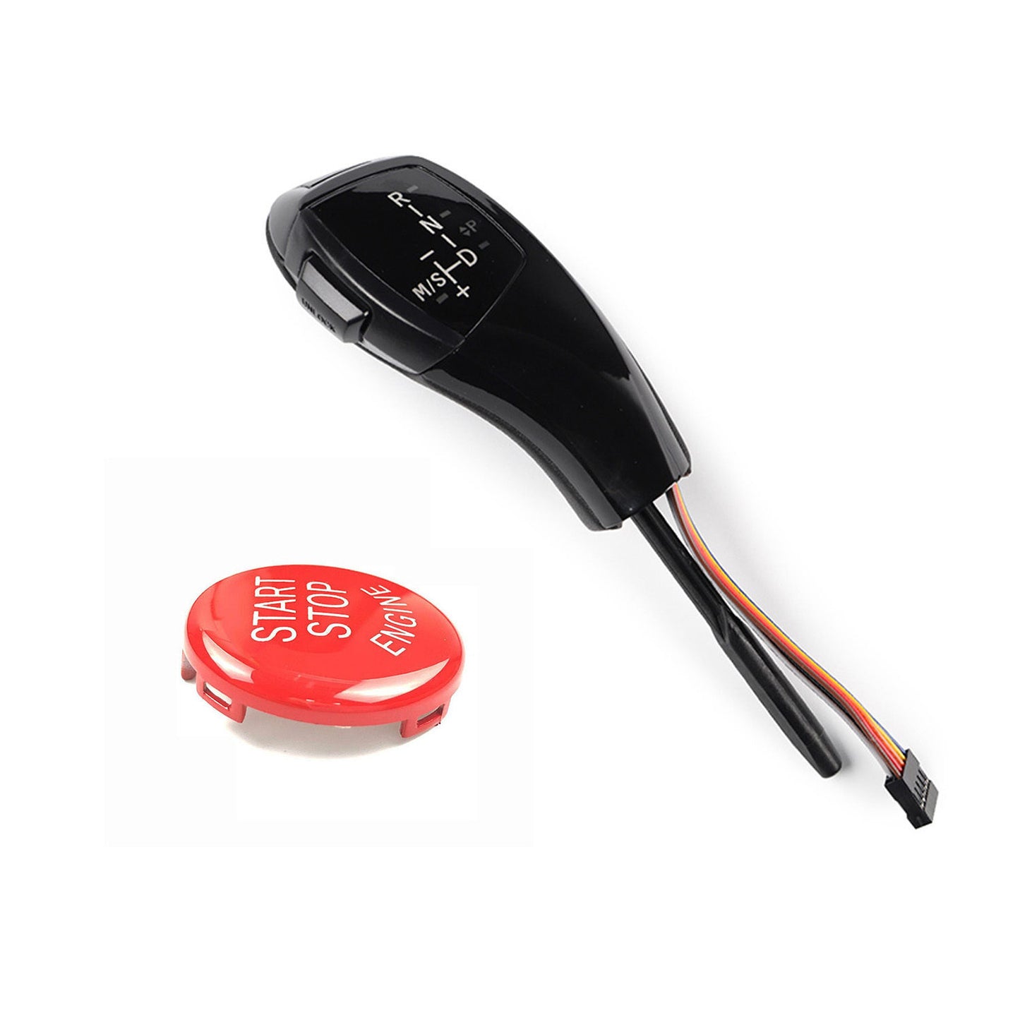 Automatic LED Shift Knob Gear Shifter Fits for BMW Style Black LHD E90 E92 F30