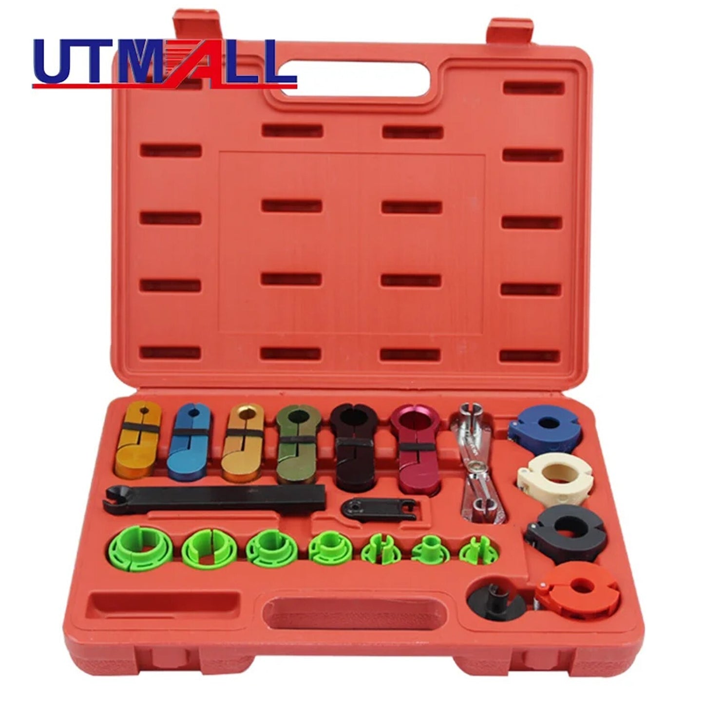 22-piece fuel, air conditioning, AC transmission cable disconnector, and oil cooler tool kit