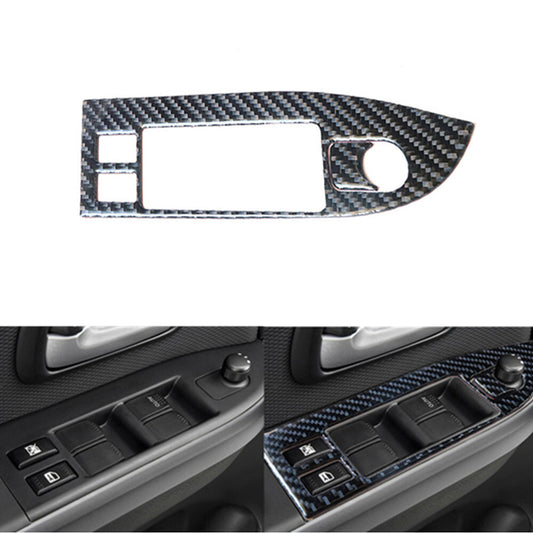Carbon Fiber Driver Window Switch Panel Trim for Suzuki Grand Vitara 2006-2013