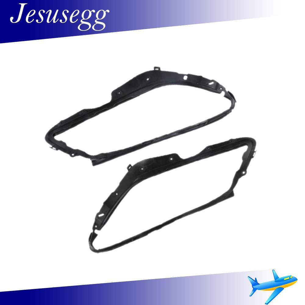 Set of 2 Left Right Headlight Trims Sealing Cover Fits For C Class W204