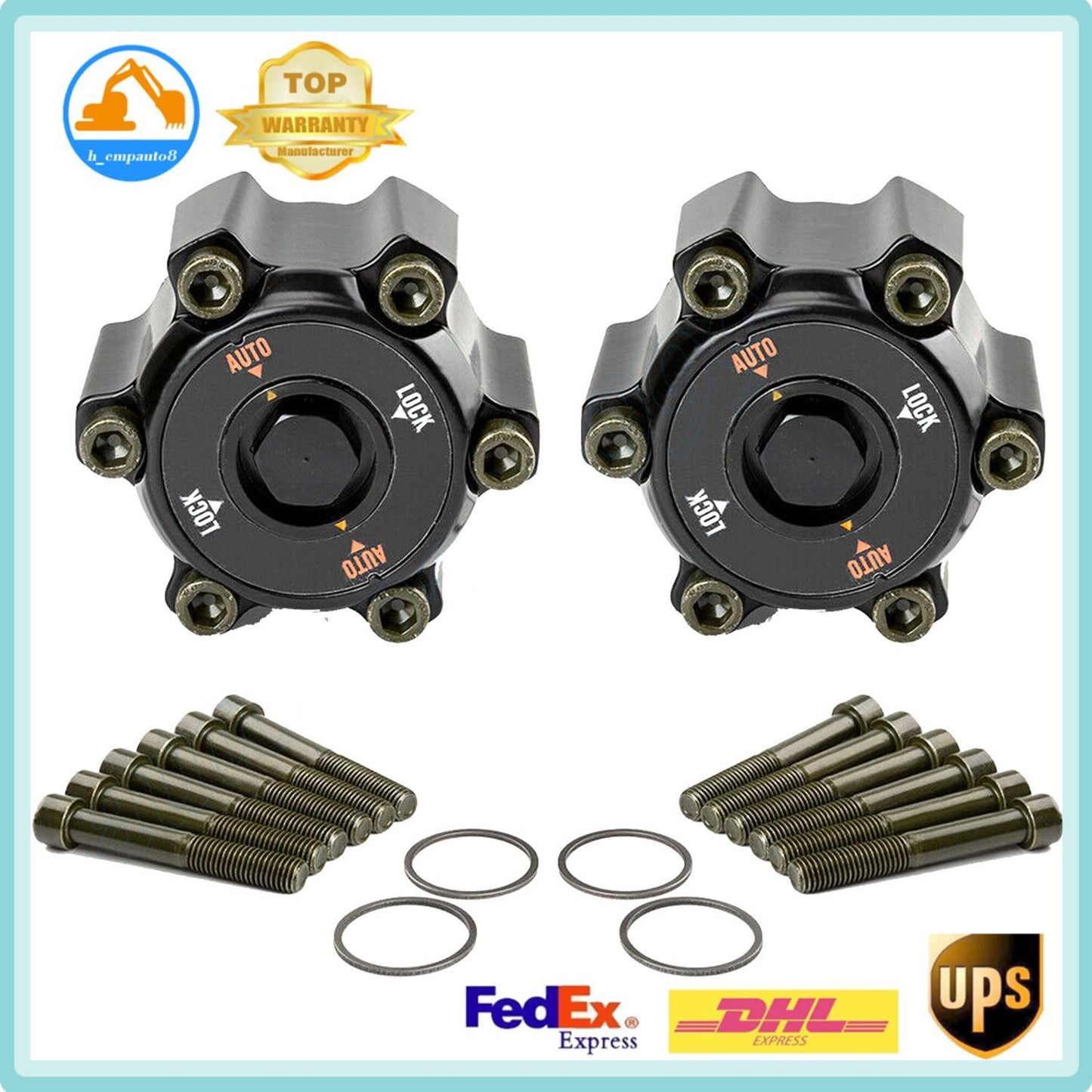 2X Auto Wheel Hub Lock for Patrol GU Y61 TD42 TD3.0 40250-VB200 TD ST STI