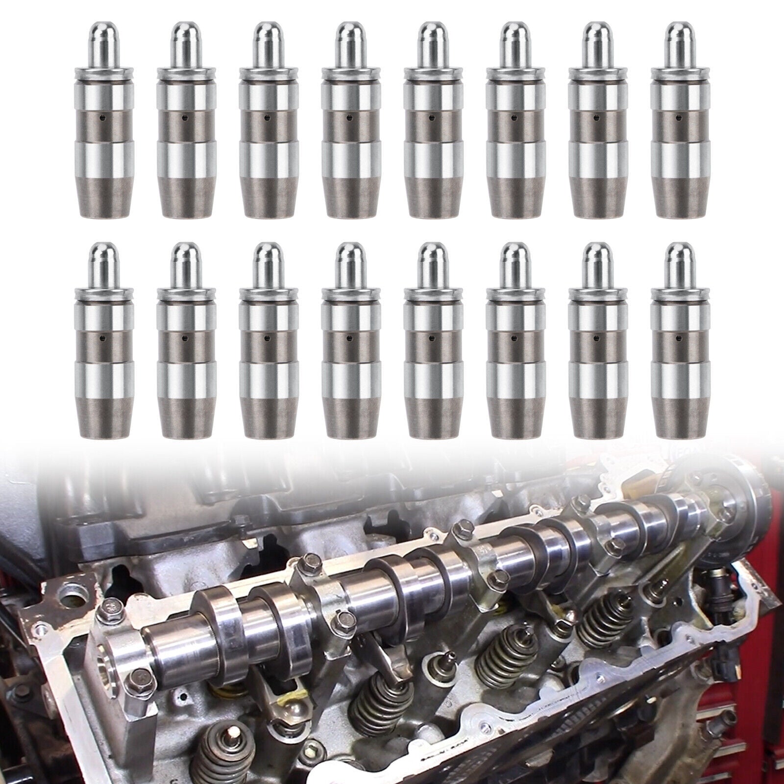 16-Piece Eyelash Adjuster Set 3.7L V6 for Dodge for Chrysler for Jeep SOHC for Ram Raider