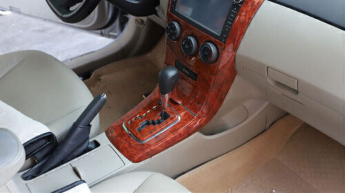 for Toyota for Corolla 09-13 Wood Peach Grain Center Console AC Knob Panel Trim 1X