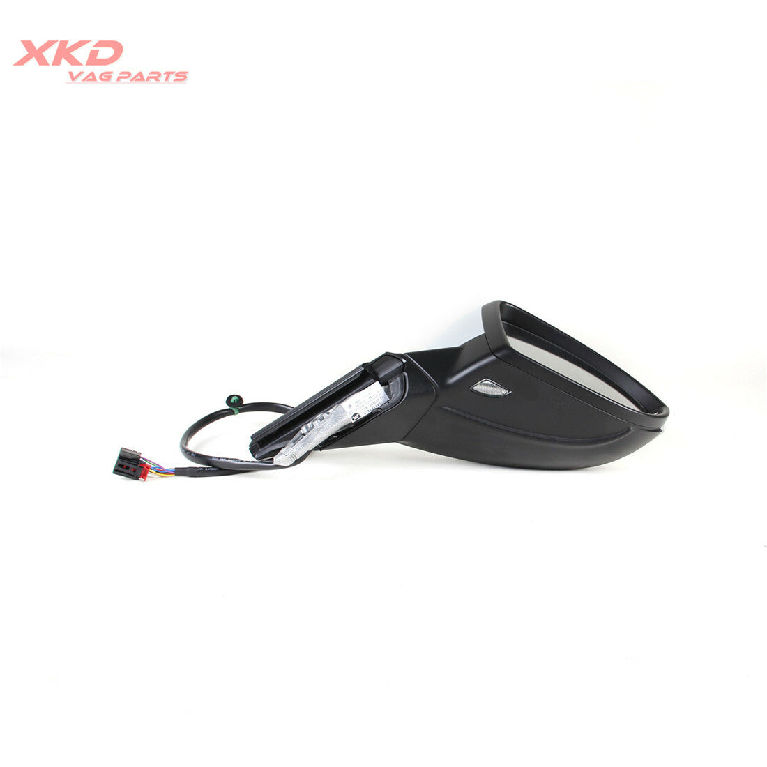Right-side rearview mirror assembly with power folding and heating, suitable for Golf GTI