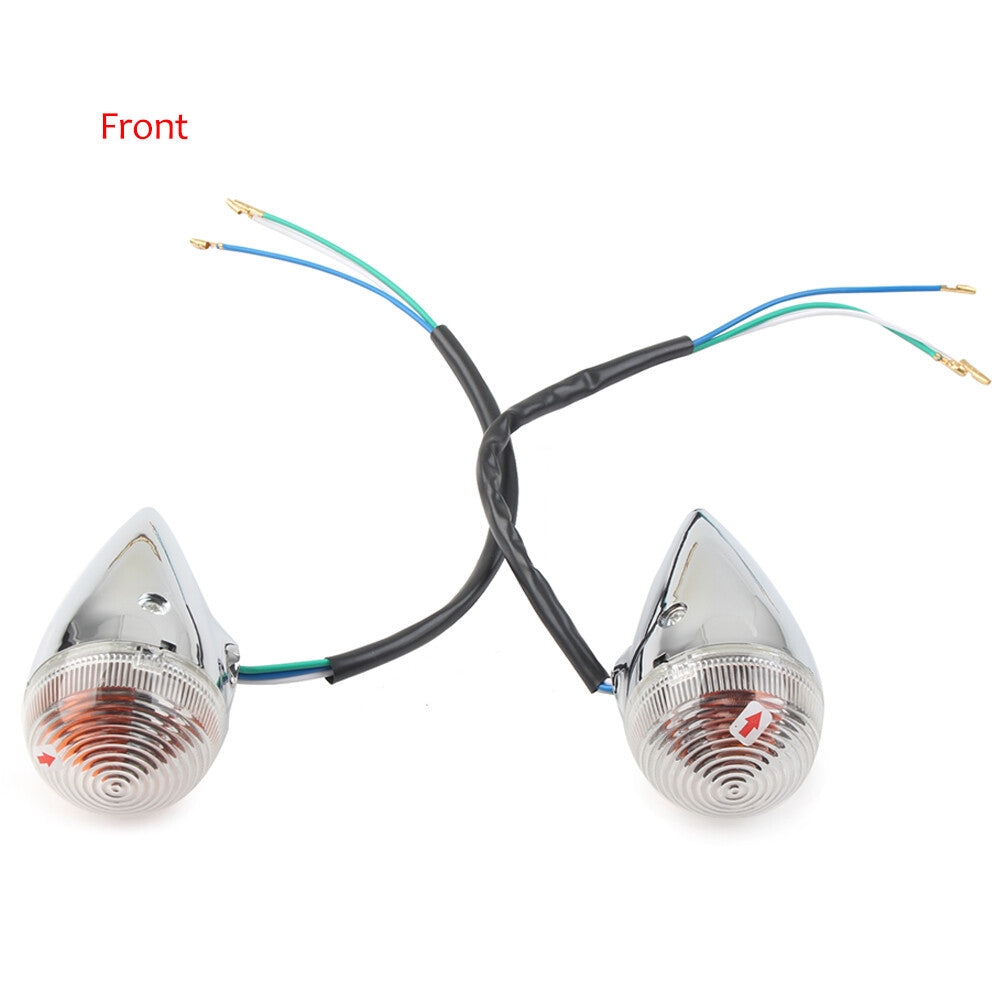 Clear Front Turn Signal Light Fit for Yamaha XV1900 2006-2013
