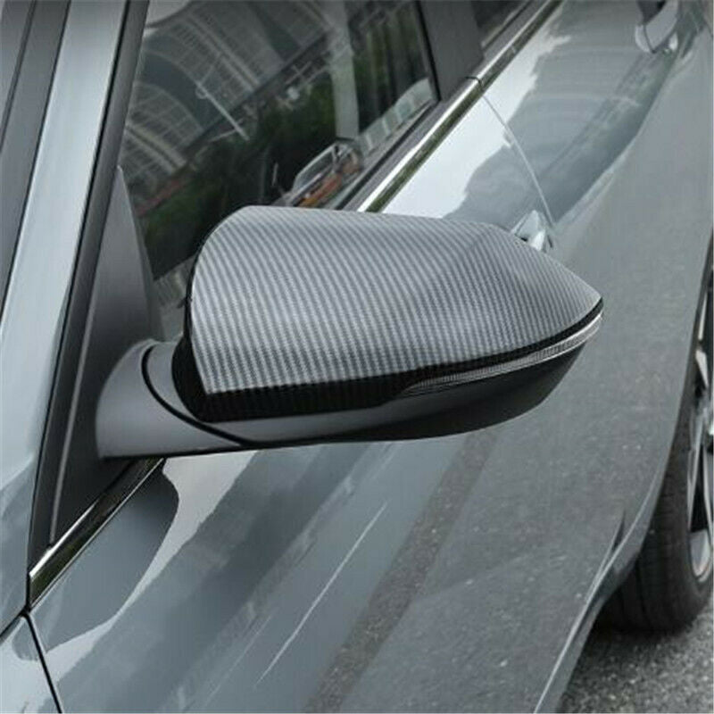 Carbon Fiber Side Door Rearview Mirror Cover Trim for Hyundai for Elantra 2021-2022