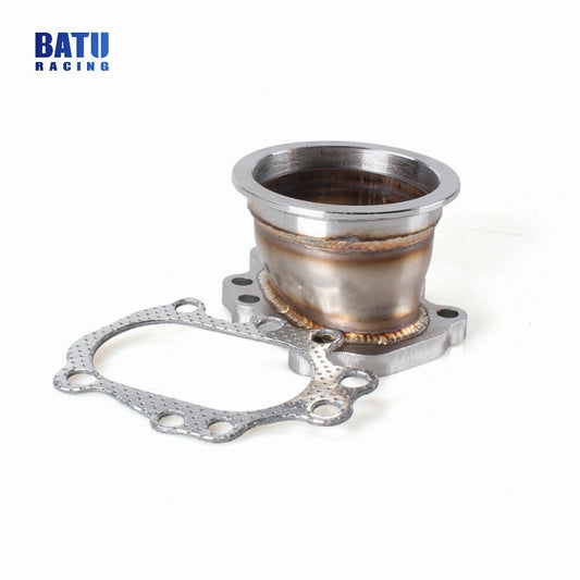 8 Bolt to 3 V Band Dump Turbo Adaptor Flange Kit +Gasket For T25 T28 GT25 GT28