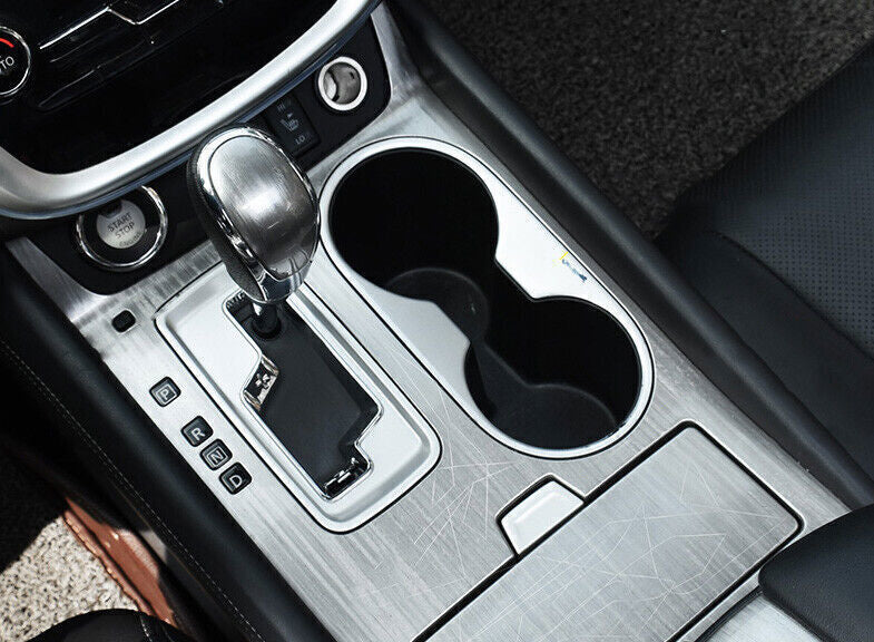 Gear Shift Knob Head Cover Trim Fit for Nissan Murano 2015-2021 Silver Titanium