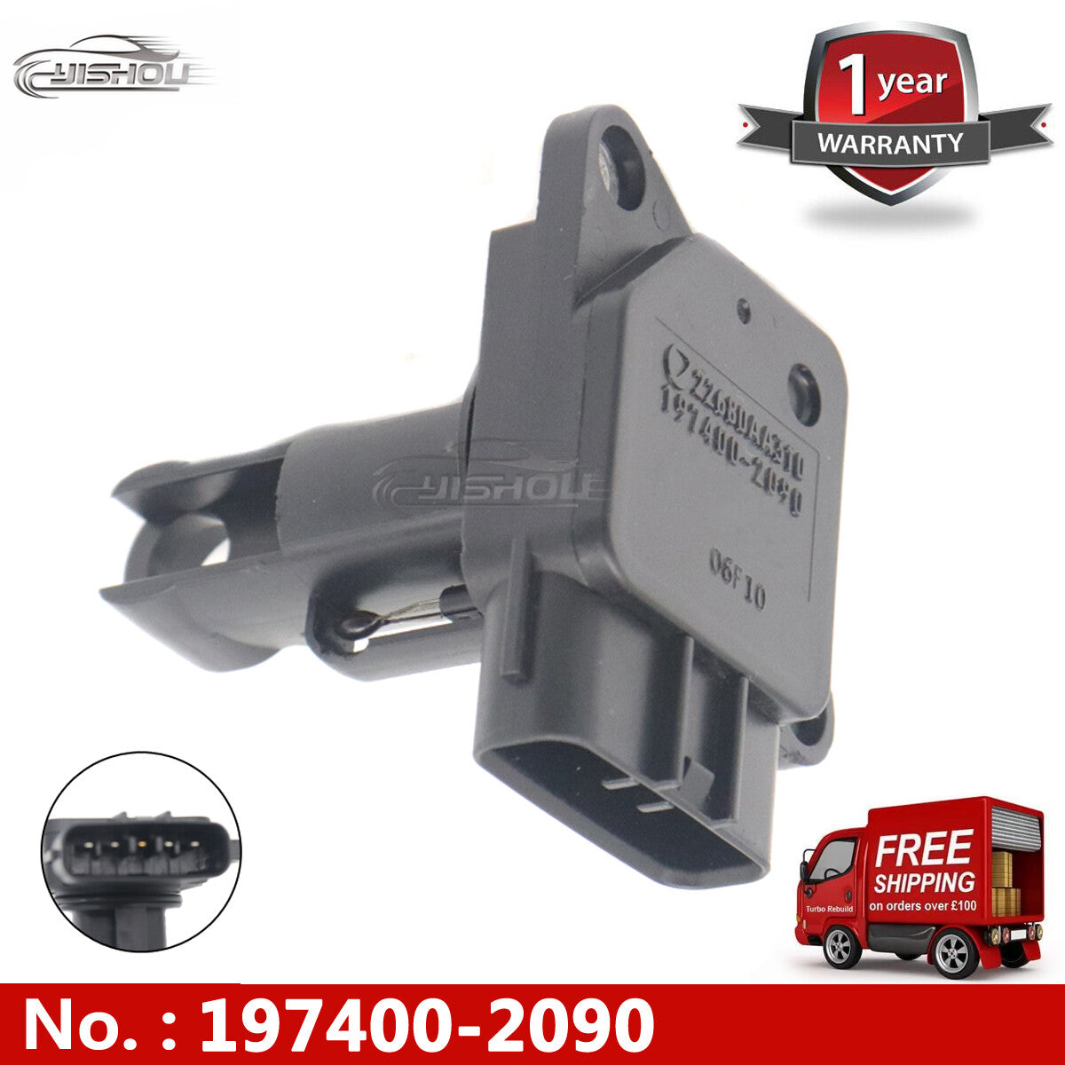 MAF mass airflow sensor for Subaru Impreza Forester WRX for Mazda 22680-AA31A