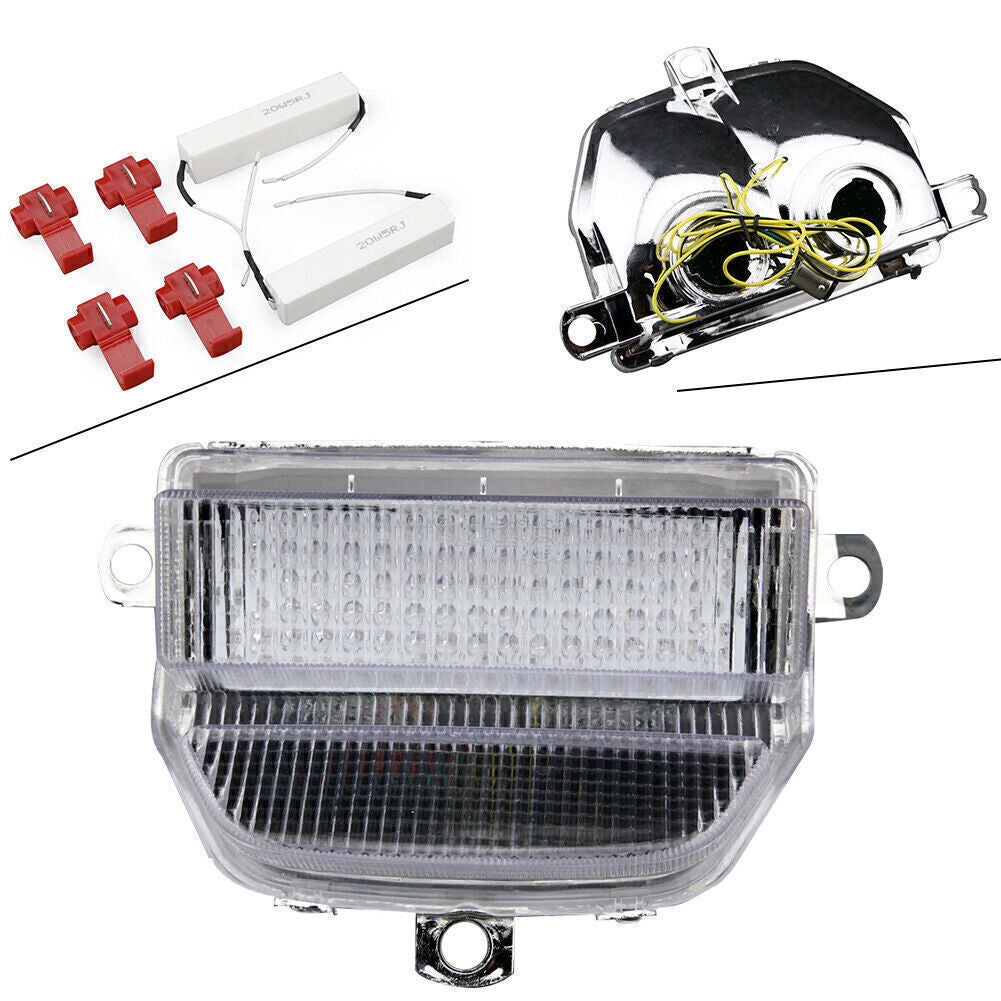 For 1993-1997 1996 for Honda CBR900RR Integrated Turn Signals LED Tail Light +Brake