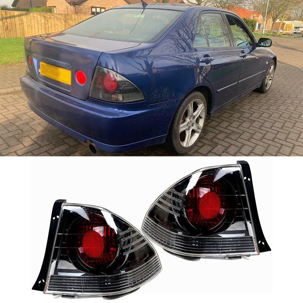 2 pieces for LEXUS IS200 2000 - 2004 rear taillight brake light with bulbs (left and right)