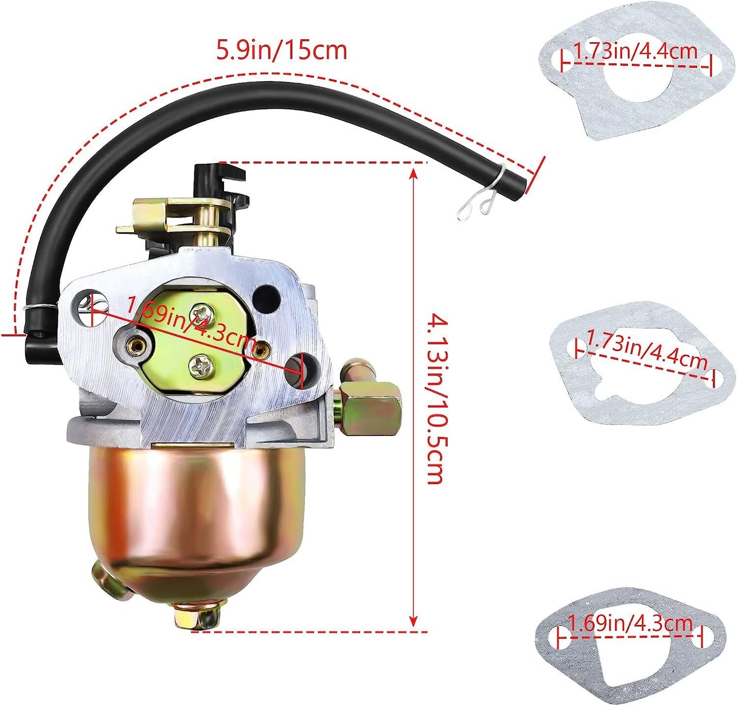 Carburetor for MTD CUB Cadet Troy BILT 951-10974A 951-12705 HUAYI 165SA Stens