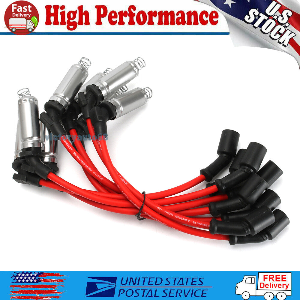 8 Spark Plug Wires for Chevrolet Silverado 1500-2500 99-06 LS1 VORTEC 4.8L/5.3L/6L