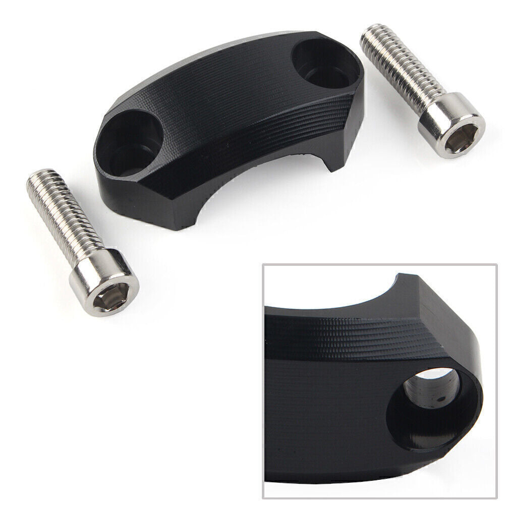 22mm CNC Master Cylinder Perch Clamp Cover Black For Motocross MX Enduro Motor