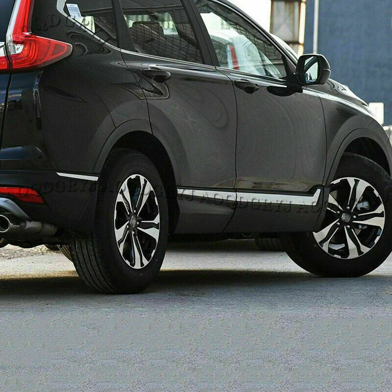 for Honda CR-V CRV 2017-2022 Chrome Side Door Body Molding Strips Trim Stainless