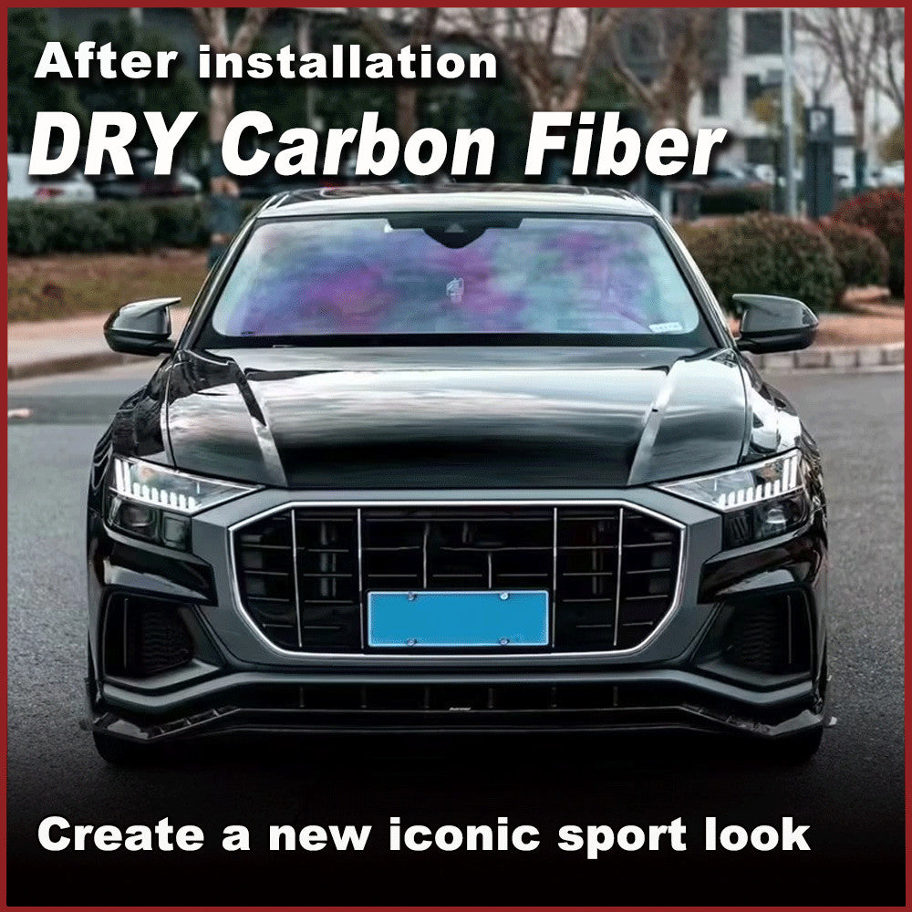 Fit for Audi RSQ8 RS Q8 2021UP Dry Carbon Side Rearview Mirror Cover Caps Add On