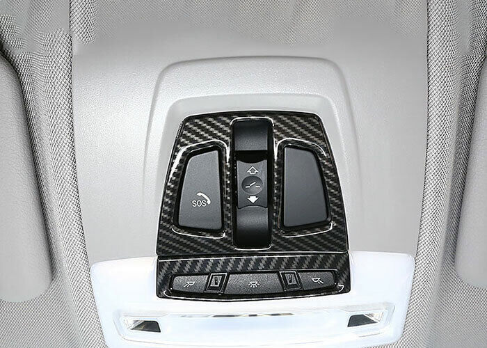 Fit for BMW 3 Series GT 2014-2018 ABS Carbon Fiber Reading Lamp Inner Frame Trim