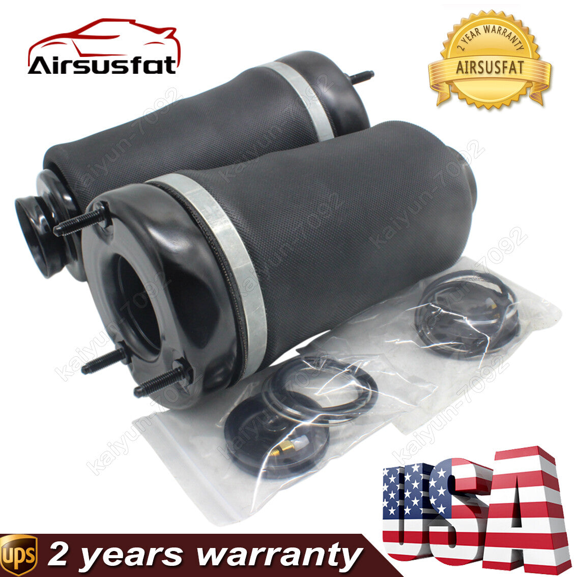 2X FRONT AIR SUSPENSION SPRING BAGS for MERCEDES ML GL CLASS W164 X164 GL450 US