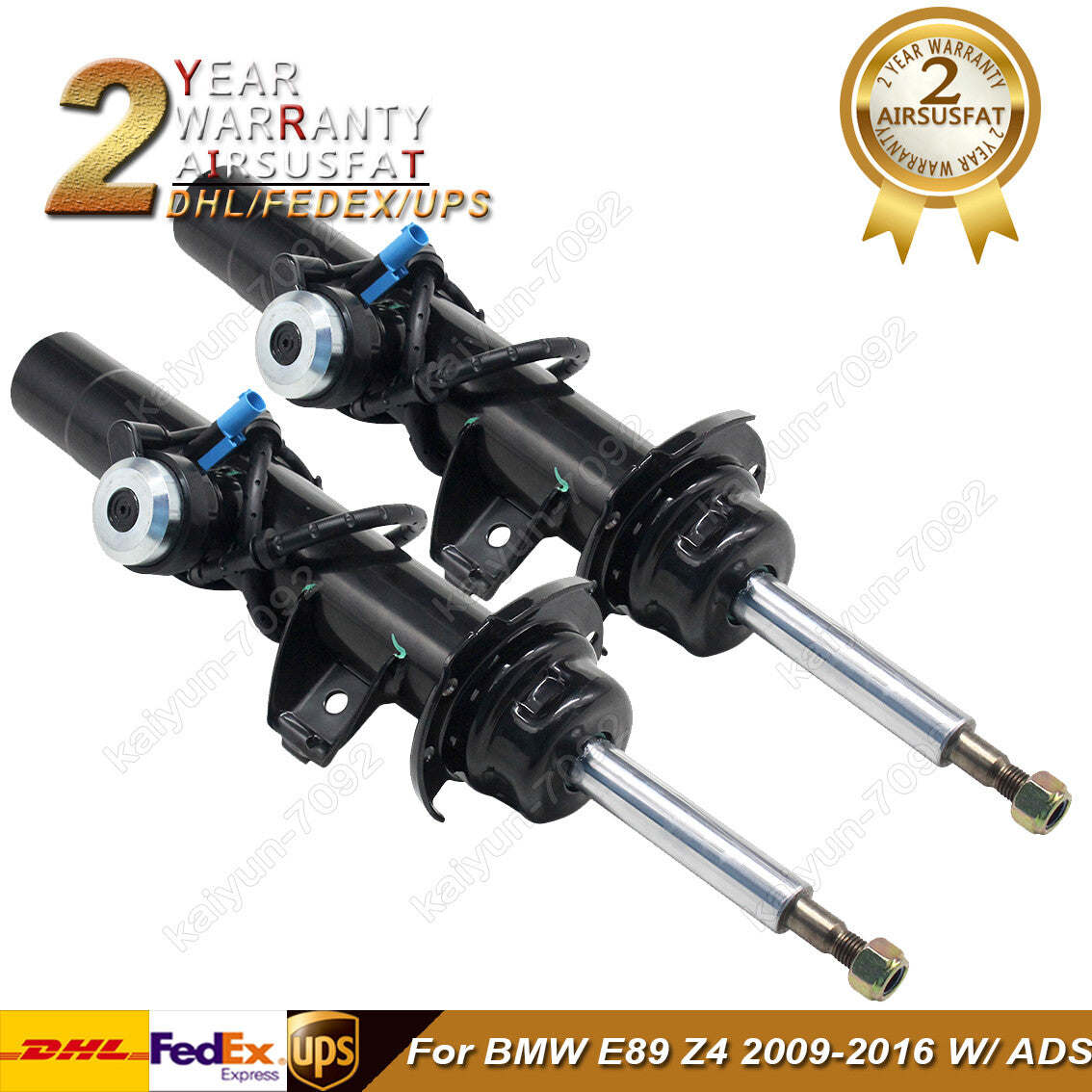 2x Front Left Right Shock Strut Cores W/EDC for BMW Z4 E89 28i 35i 2009-2016