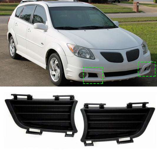 Left Right for Pontiac Vibe 2005 2006-2008 front bumper Fog Light Cover