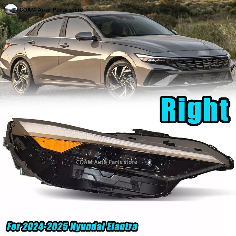 One right LED headlight assembly suitable for 2024-2025 for Hyundai for Elantra 92101-AA740