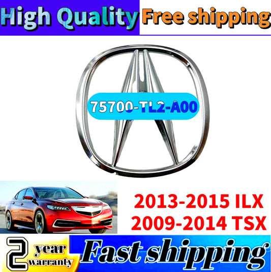 Front Grille Badge Car Badge 75700-TL2-A00 Applicable to 2013-2015 ILX and 2009-2014 TSX