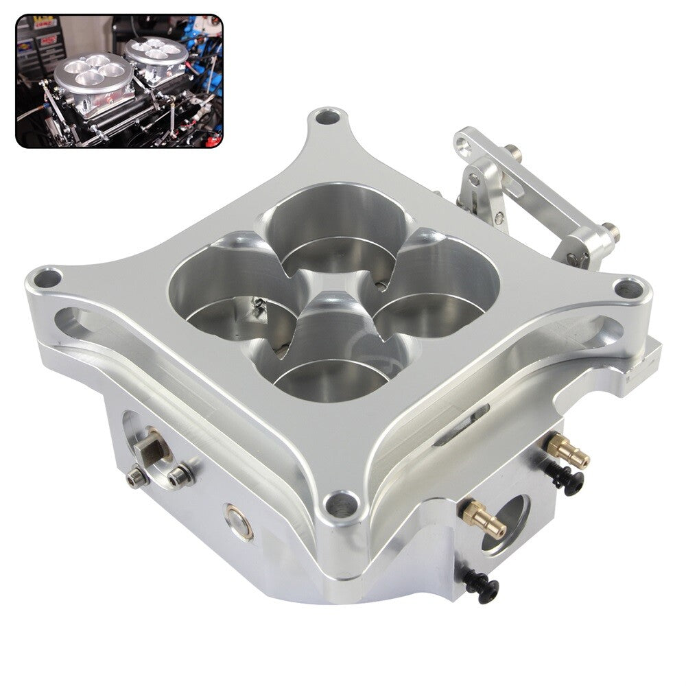 1000CFM 4150 Flange Carburetor Throttle Body 1.75 Core 4 Barrel w/ 1 Spacer