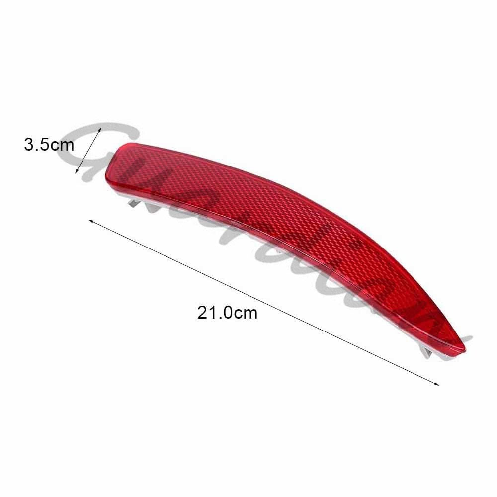 Pair Red Rear L+R Bumper Reflector Light 63217158949 63217158950 for BMW X5 E70