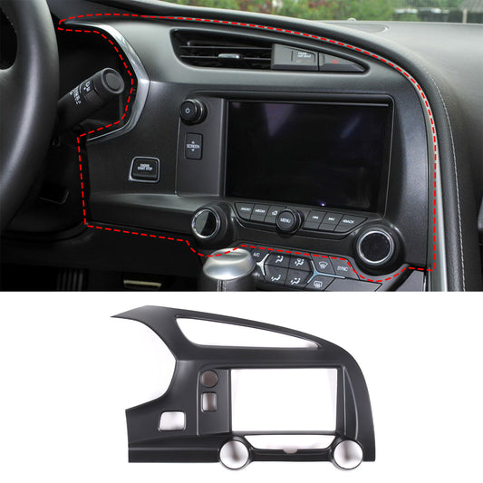 Matte black center control gear shift side cover trim for Hummer H2 2003 - 2007