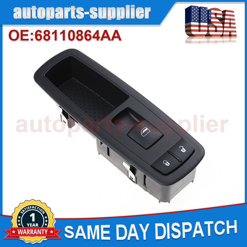 Passenger side window switch 8-pin 68110864AA for Dodge Grand Caravan 2012-2019