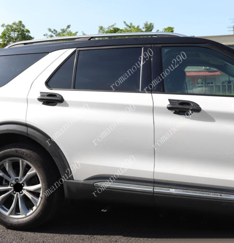 for Ford Explorer 2020-2023 Carbon Fiber Outside Door Handle+Bowl Cover Trims 8P