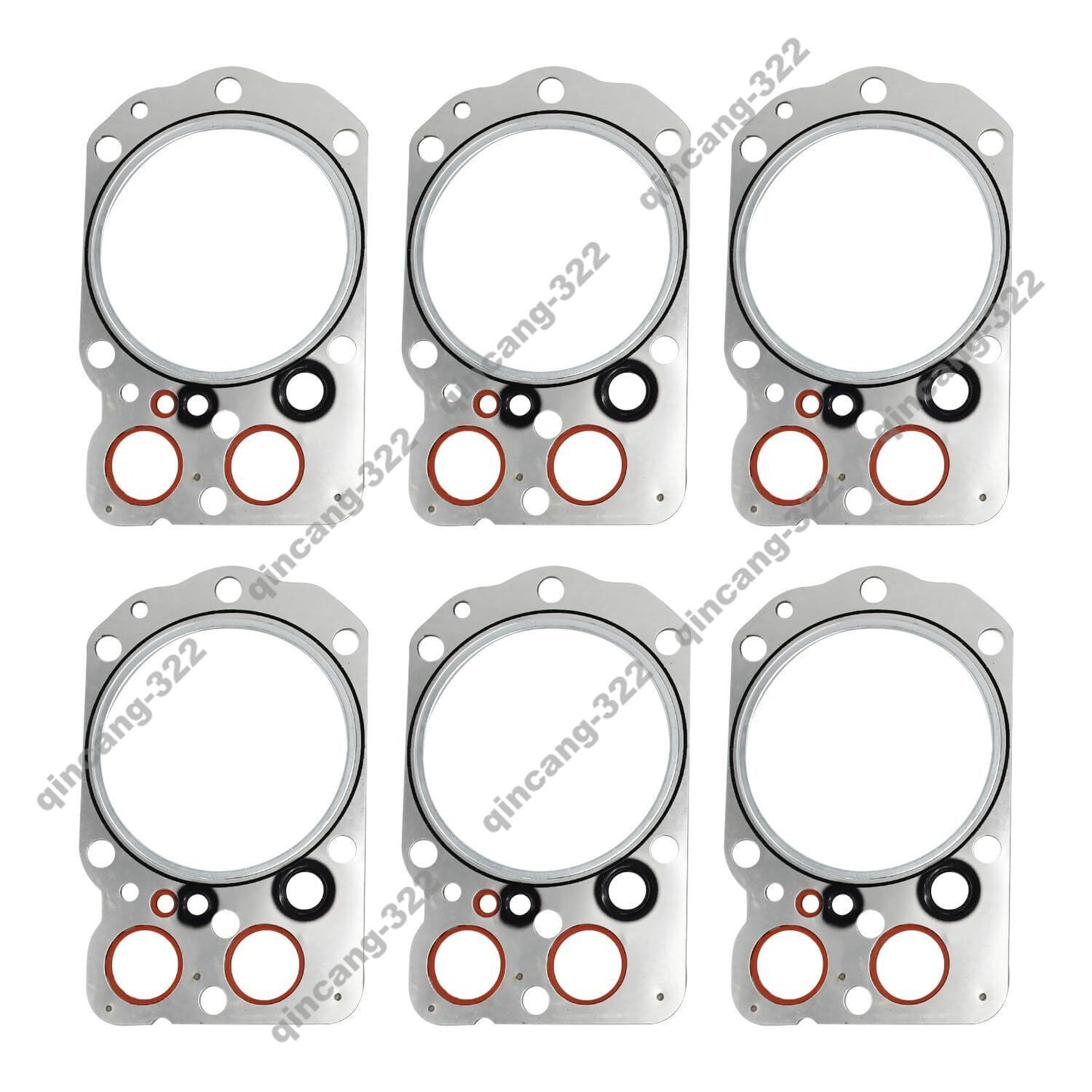 6 PCS Cylinder Head Gasket ME051714 for Mitsubishi Engine 6D22 6D22-T