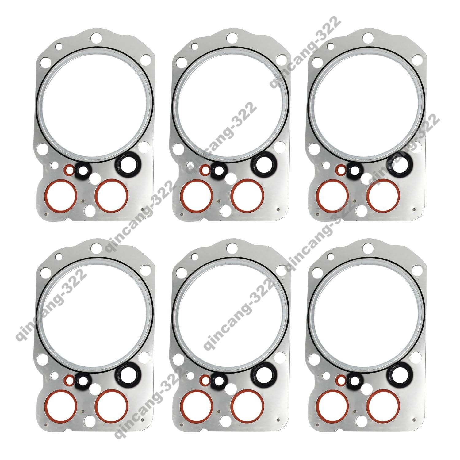 6 PCS Cylinder Head Gasket ME051714 for Mitsubishi Engine 6D22 6D22-T