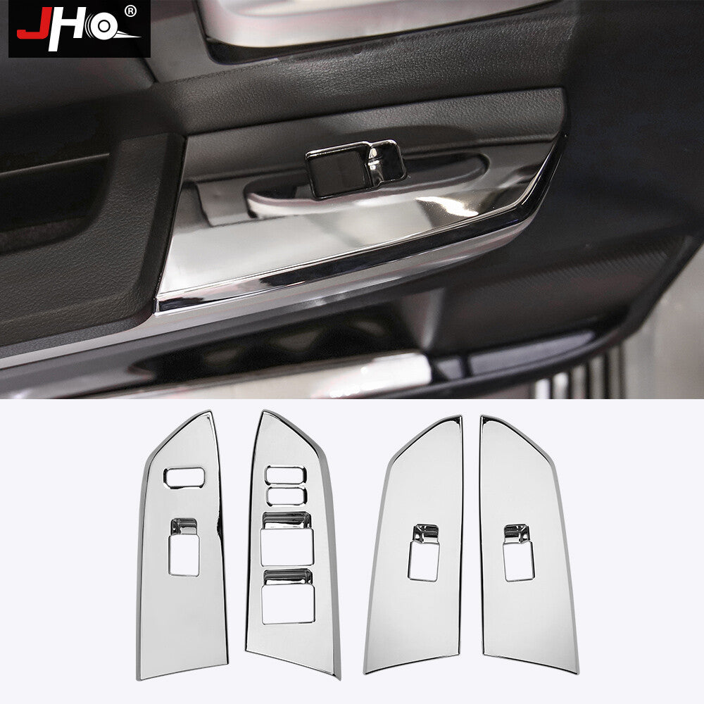 for Toyota Tundra Silver Door Armrest Window Lift Switch Button Cover 2014-2021