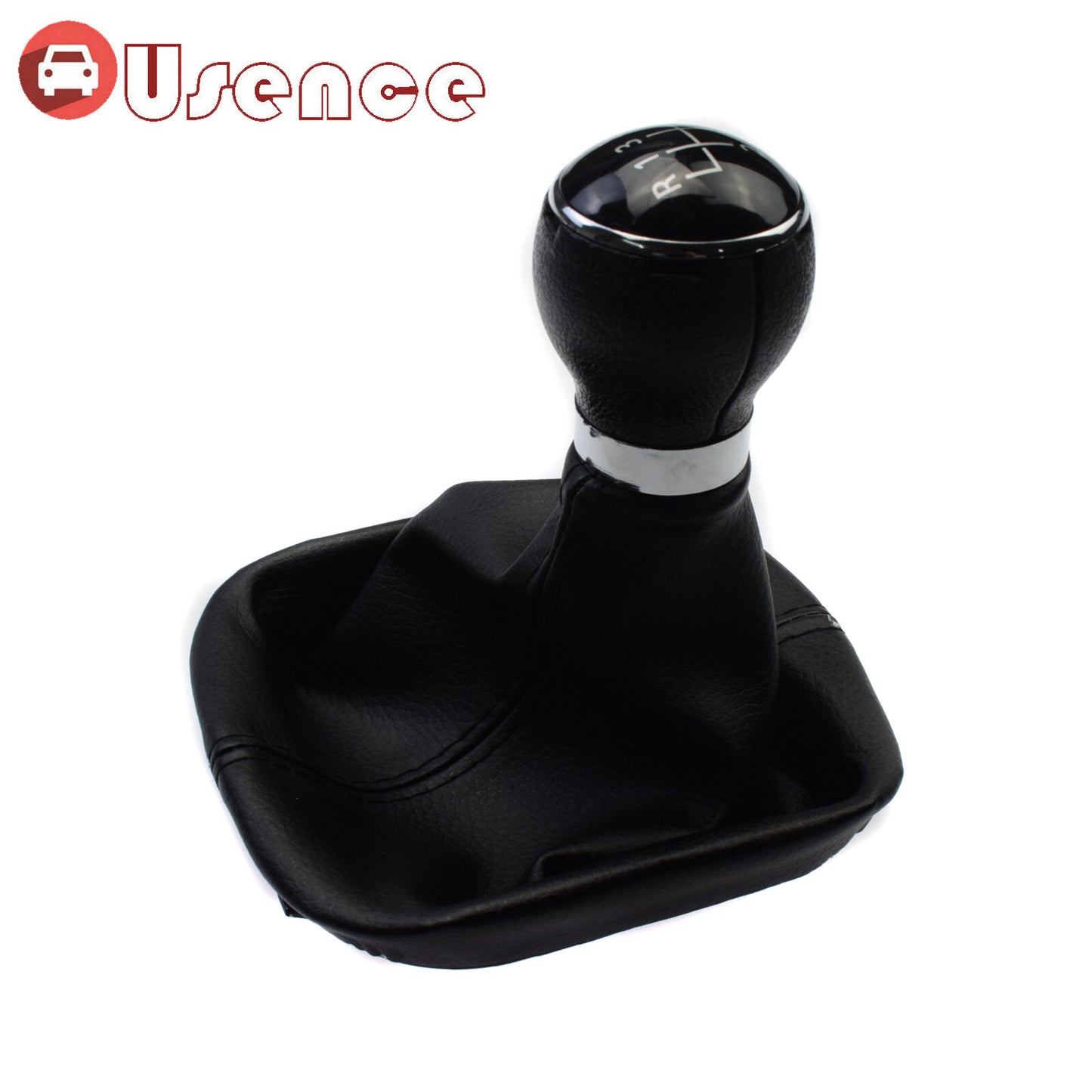 Manual 5 Speed Gear Shift Knob Leather Boot for VW for Jetta for Golf Rabbit MK5 MK6