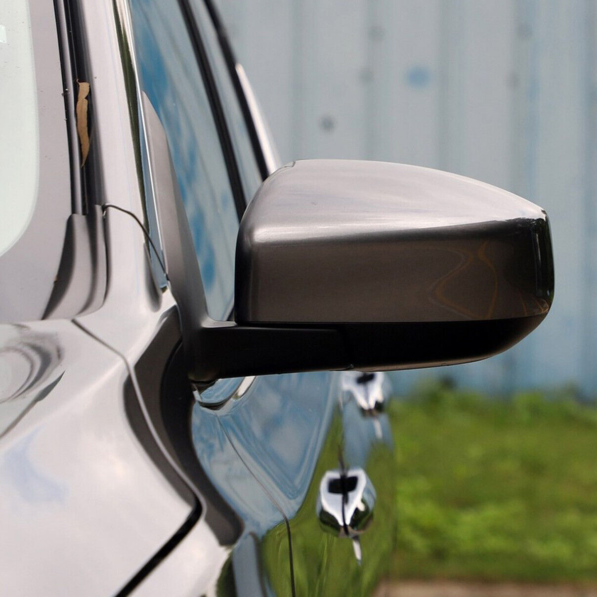 Gray Left Driver Car Rear View Mirror Cap Cover for Nissan Sentra 13-19
