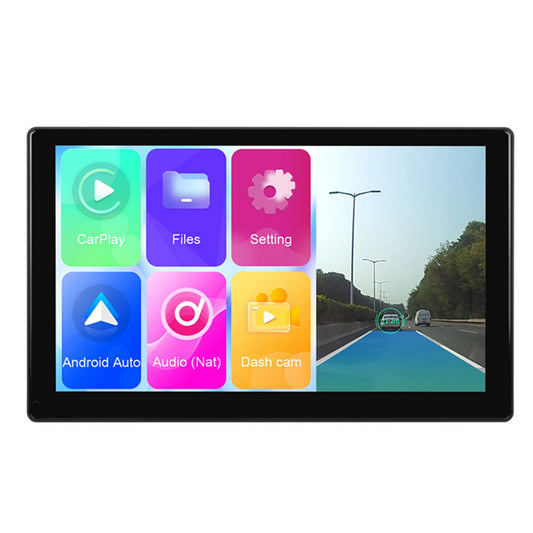 9in 1080P Dash Cam Car Monitor DVR Night Vision For Apple Carplay Android Auto