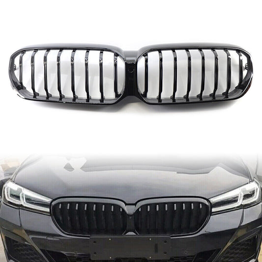 Glossy Black Front Kidney Grille Grill for BMW G30 G31 LCI 2021 2022