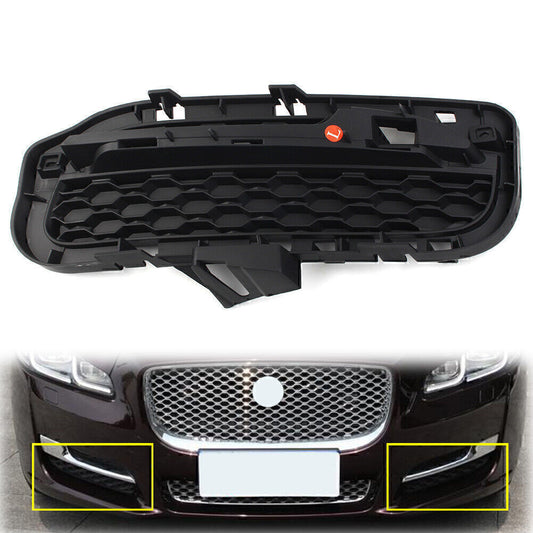 1x Left Front Bumper Fog Lamp Grille For 2016-20212018 2019 2020 for Jaguar XJ Black
