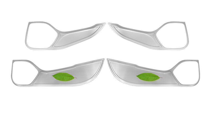 Silver Inner Door Anti-Kick Panel Titanium Cover Trim for Lincoln Corsair 20-22