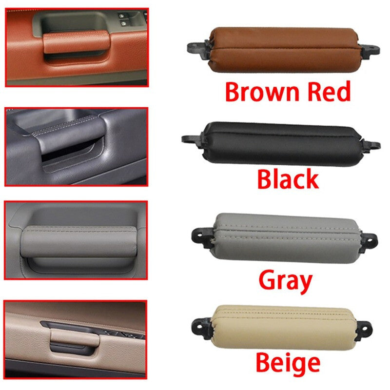 Left Hand Interior DoorDriver Leather Pull Handle Beige For 2003-2010 for VW Touareg