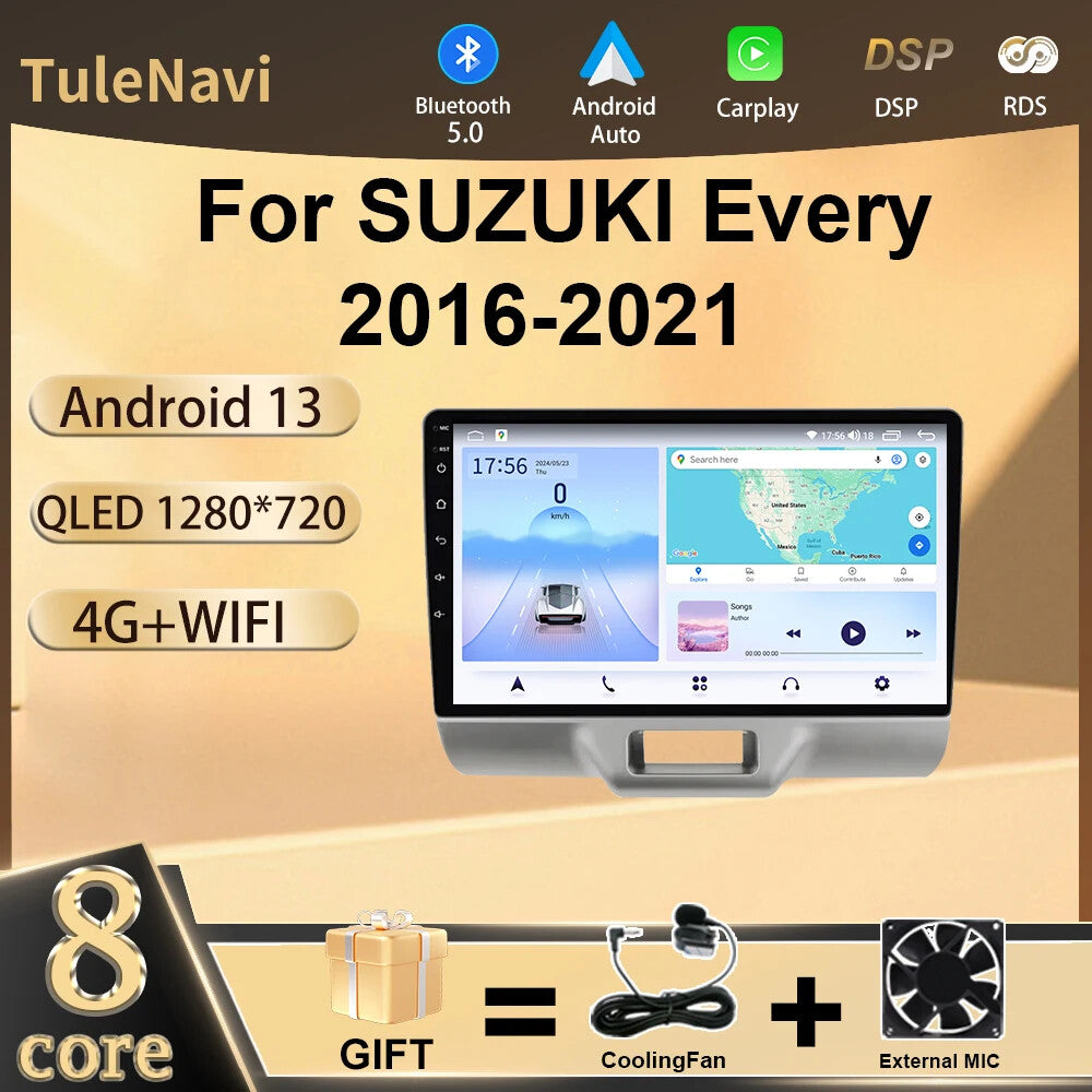 for Suzuki Every Da17 Car Multimedia Video Stereo Player Radio GPS Navigation