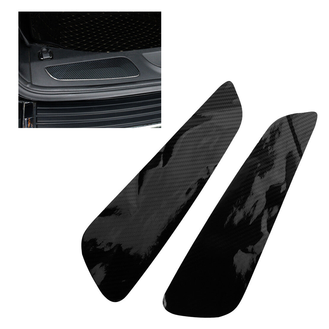 Black Vinyl Rear Trunk Cover Sticker Fit for Jeep Grand Cherokee 2014-2020