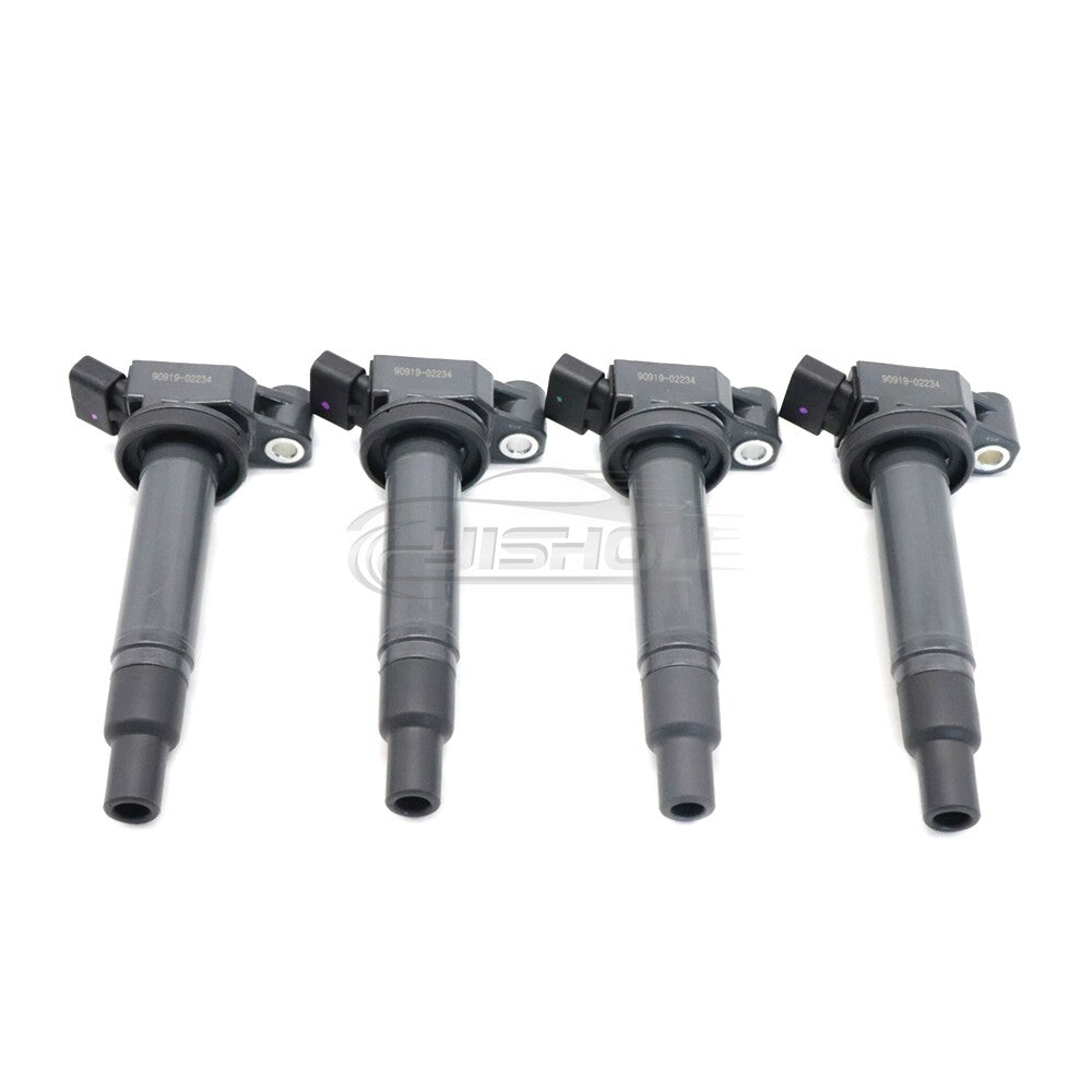 4-pack of new ignition coils suitable for Lexus ES300, RX300, for Toyota for Avalon , and for Camry . (Item number: 90919-02234)