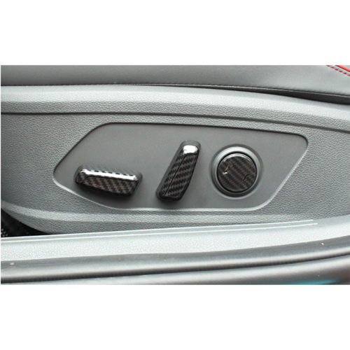 for Hyundai Sonata 2020-2023 Carbon ABS for Seat Adjustment Switch Button Cover 6P