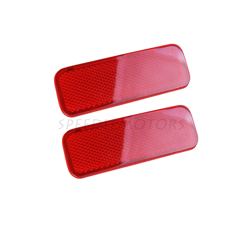 2Pcs Rear Bumper Reflector Left Right for Ford Transit Connect Tourneo Red