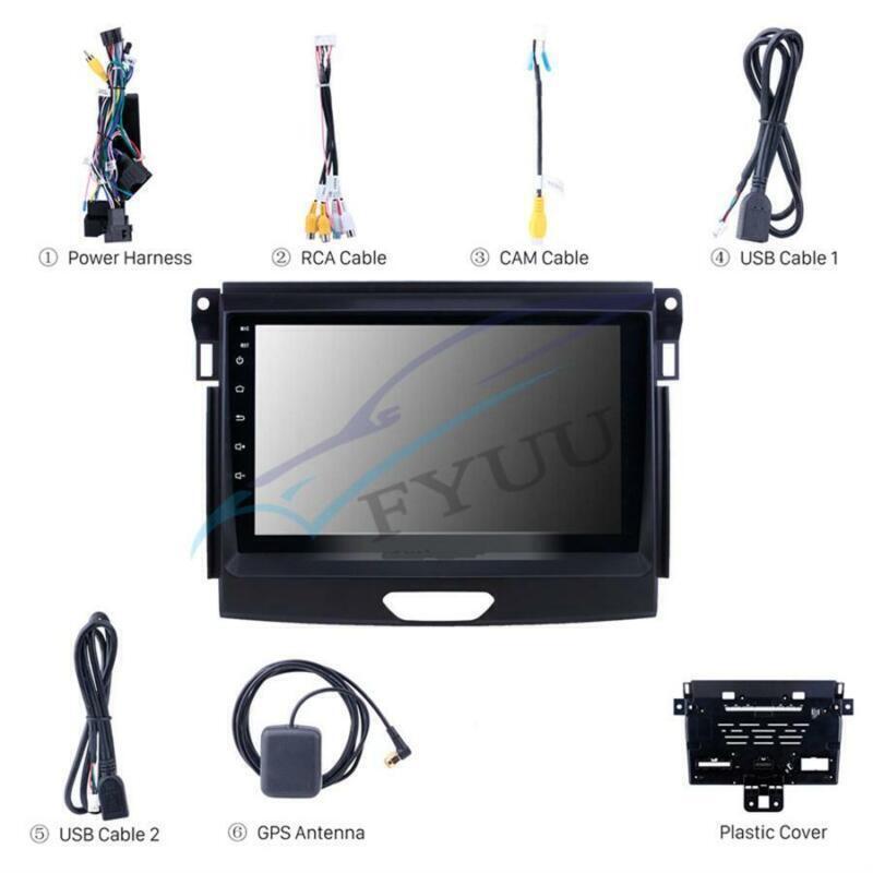 Player WiFi for Ford Ranger 16-19 9 Car Android 10.0 GPS Navigation Multimedia