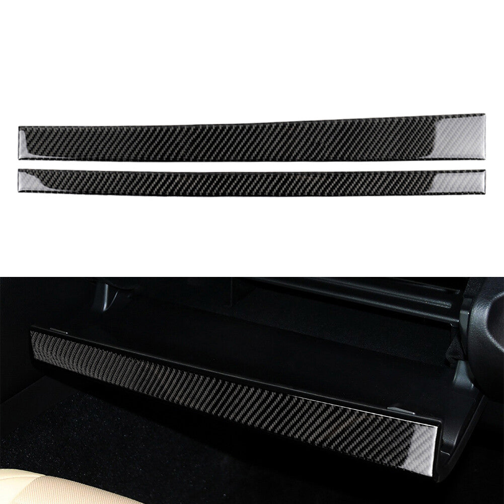 Carbon Fiber Car Copilot Storage Box Trim Cover for Lexus IS250 IS350 2013-20